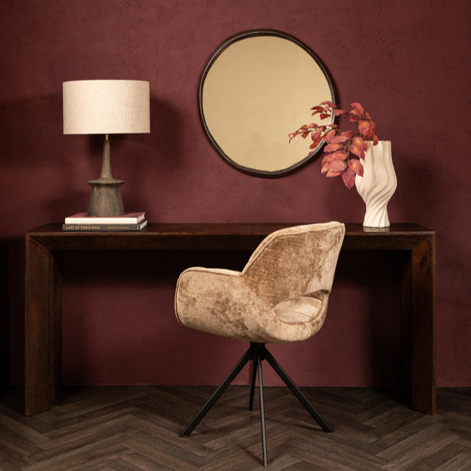 Kyro Brown mango wood rectangle sidetable PTMD - Sidetable - PTMD - livinglovely.nl