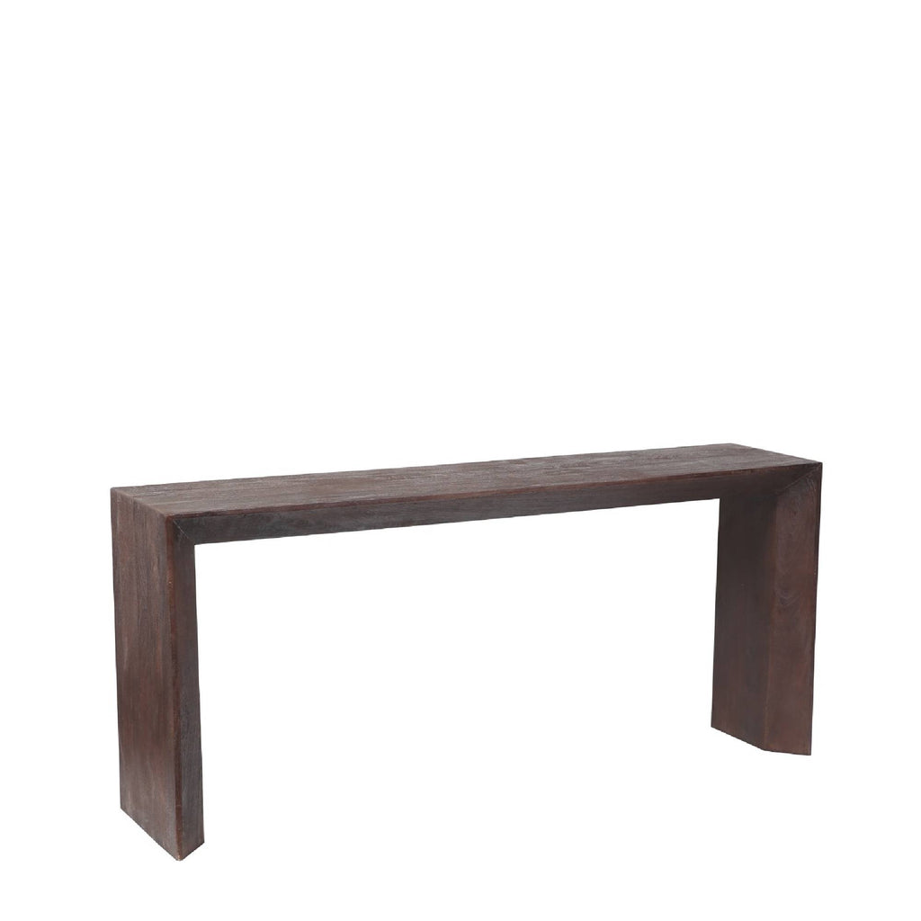 Kyro Brown mango wood rectangle sidetable PTMD - Sidetable - PTMD - livinglovely.nl