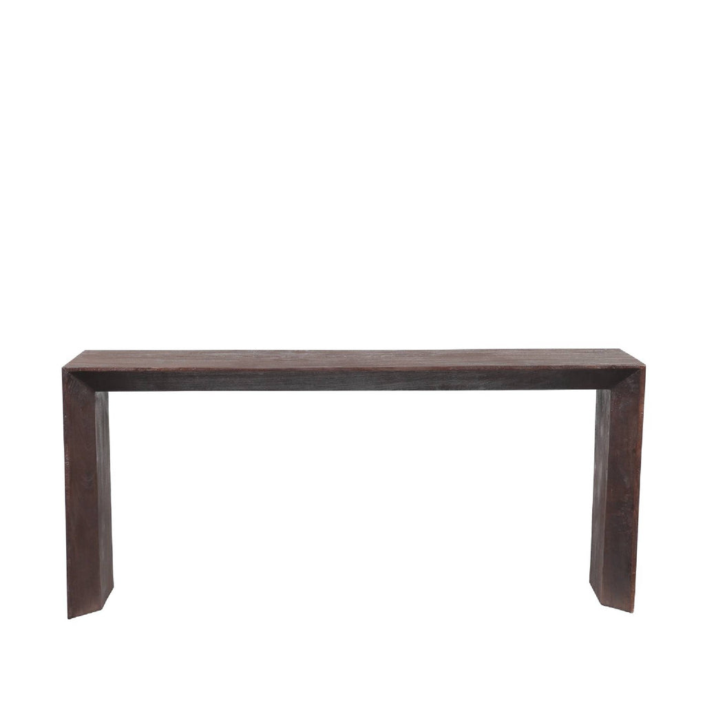 Kyro Brown mango wood rectangle sidetable PTMD - Sidetable - PTMD - livinglovely.nl