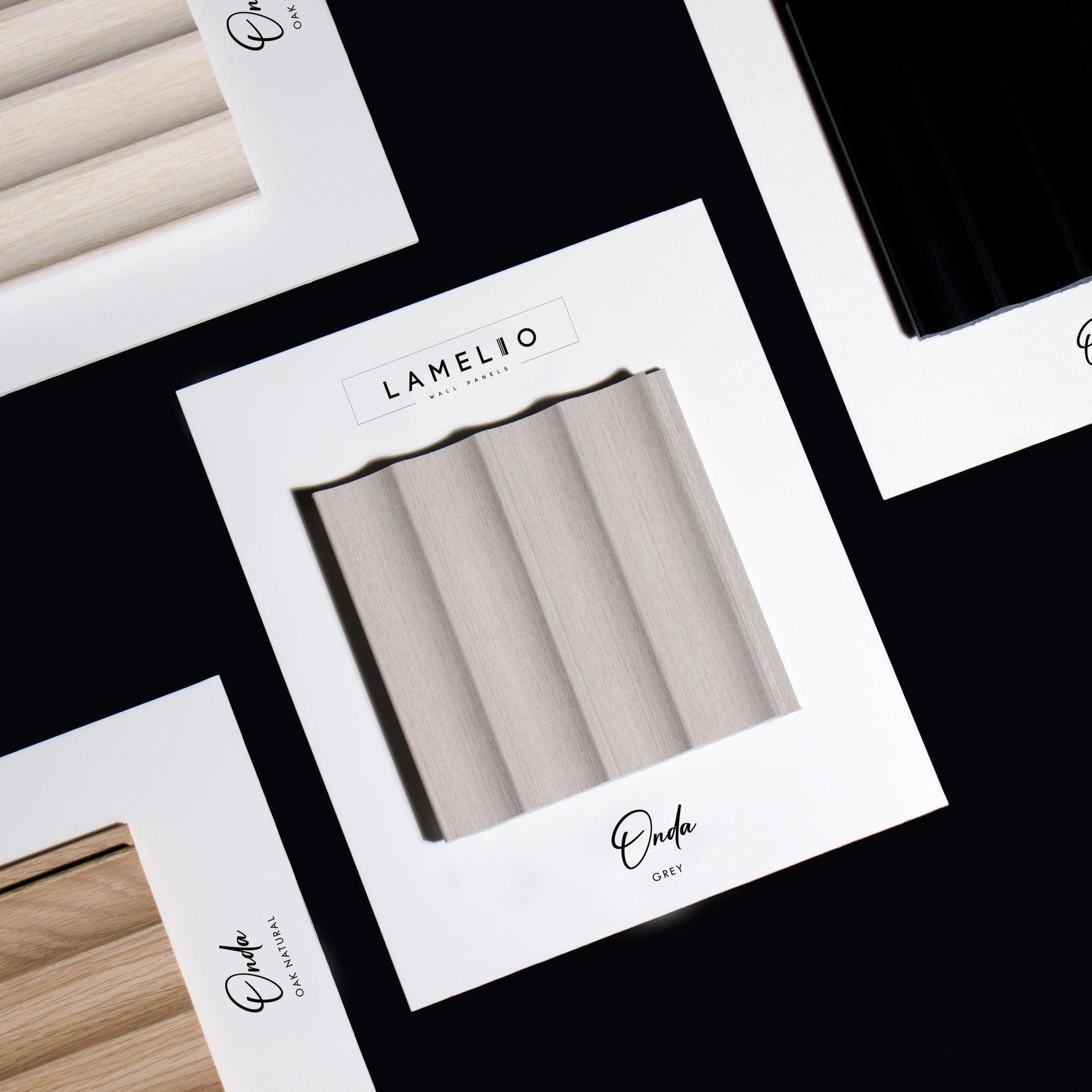 Lamelio 3D wandpaneel - Onda Grijs - Lamelio - Lamelio - livinglovely.nl