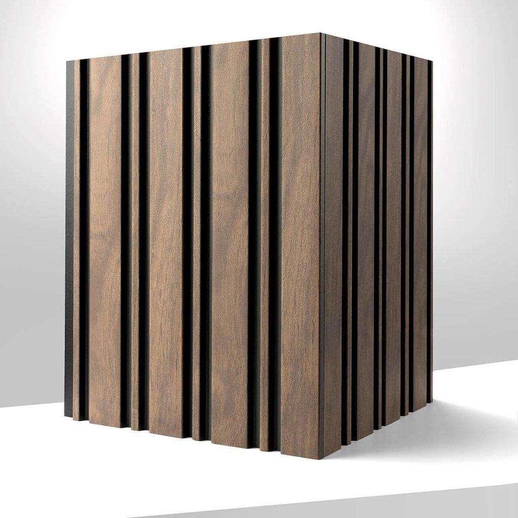 Lamelio Houtlook Wandpaneel - Milo Walnoot - Lamelio - Lamelio - livinglovely.nl