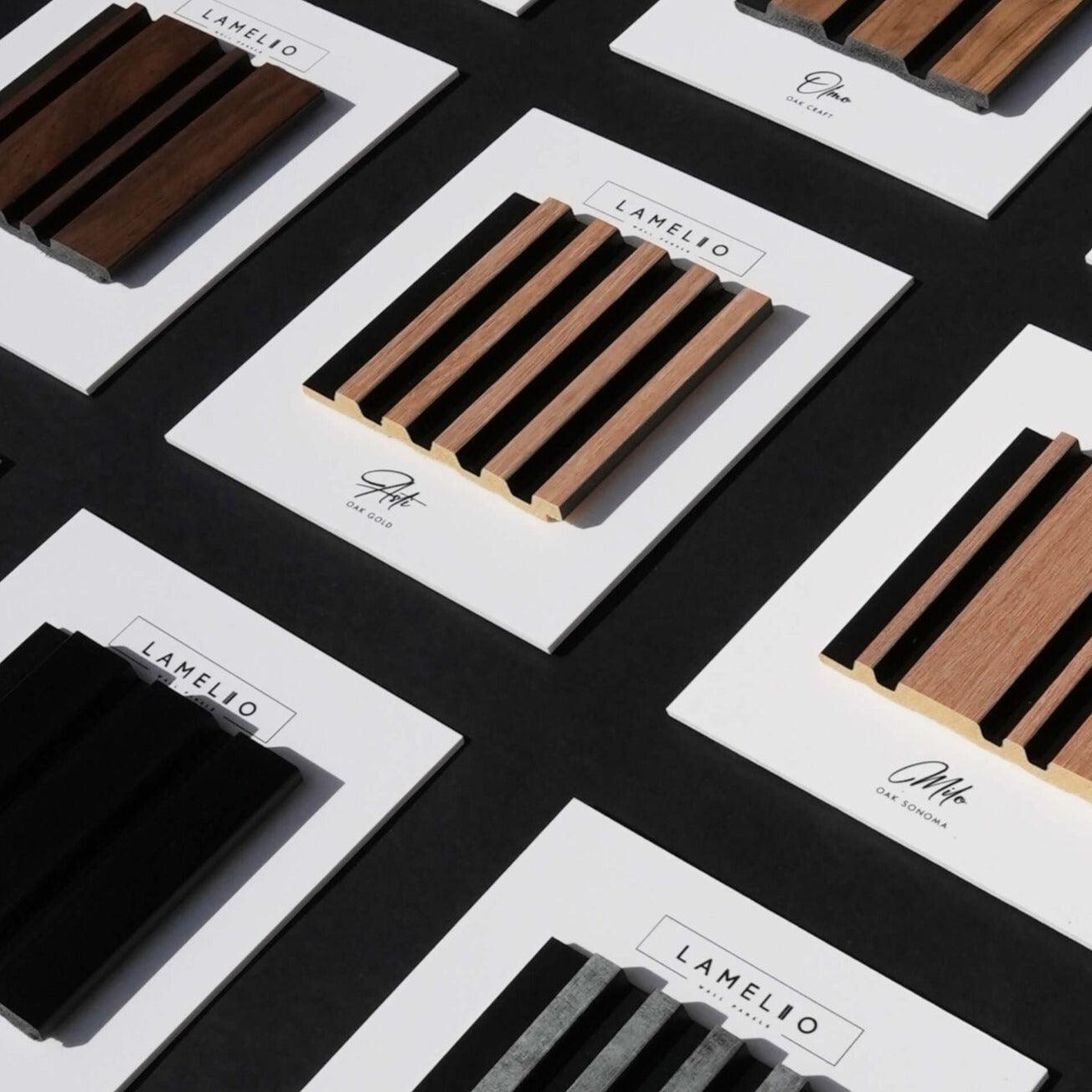 Lamelio Houtlook Wandpaneel Staaltjes - Lamelio - Lamelio - livinglovely.nl