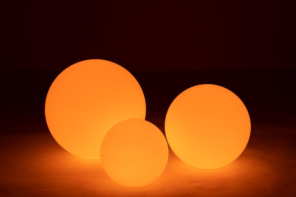 Lamp Bol Buiten Led Plastiek Mix Large 50cm - Outdoor-verlichting - J-Line - livinglovely.nl