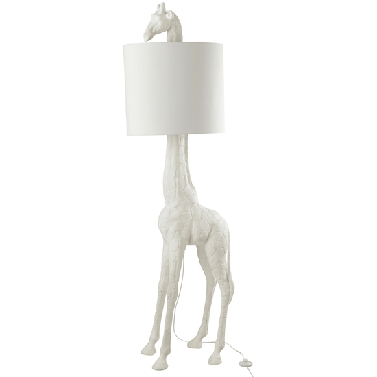 Lamp Giraf Poly Wit , Vloerlamp , J-Line , livinglovely.nl