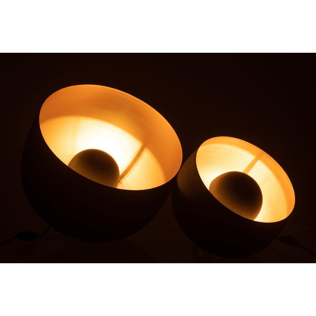 Lamp Rond Interieur Goud Metaal Zwart Large J-Line
