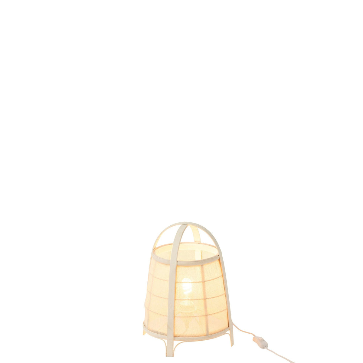 Lamp Rya Katoen/Bamboe Wit Small
