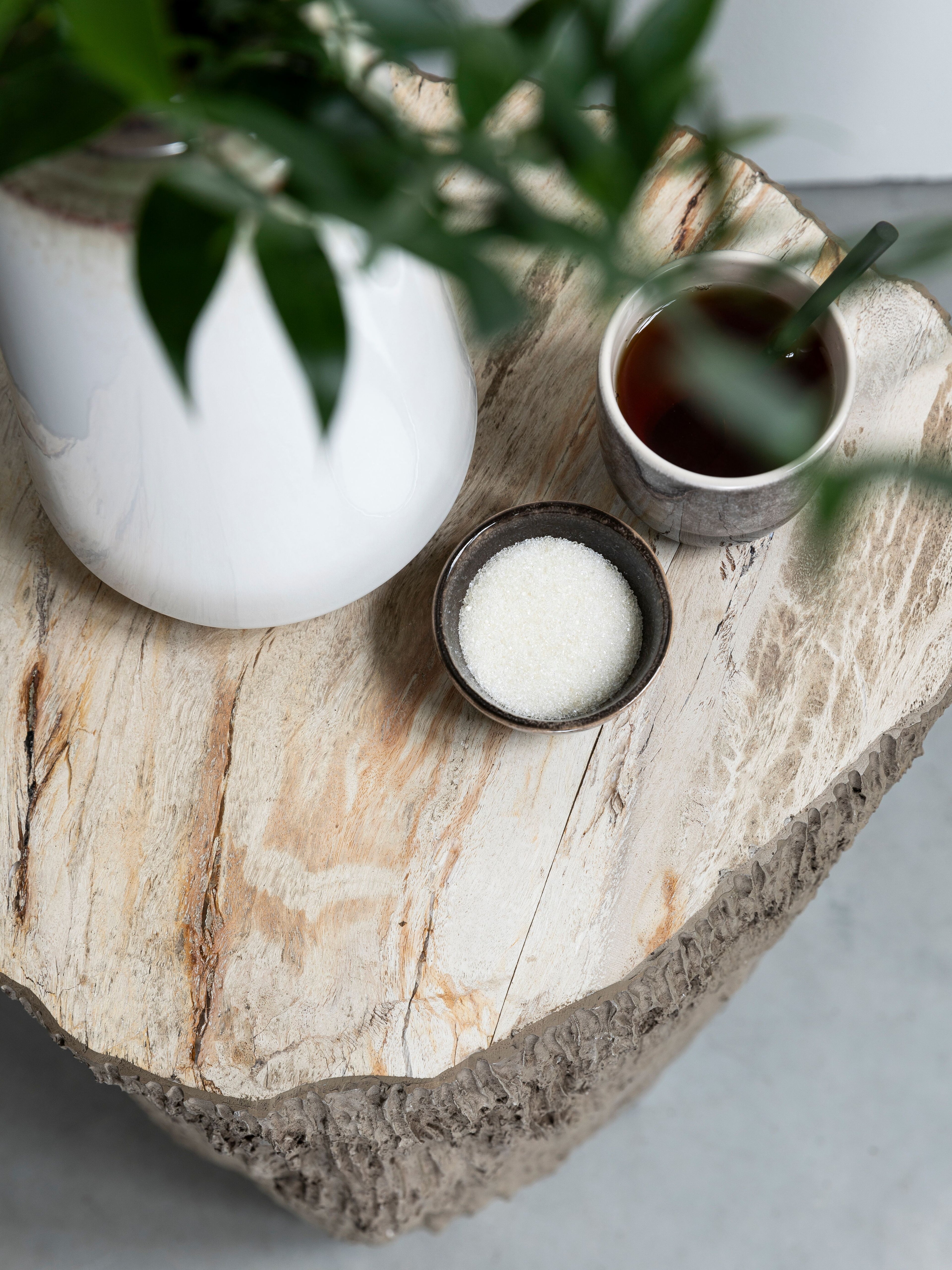 Bijzettafel Rocca Versteend Hout MUST Living