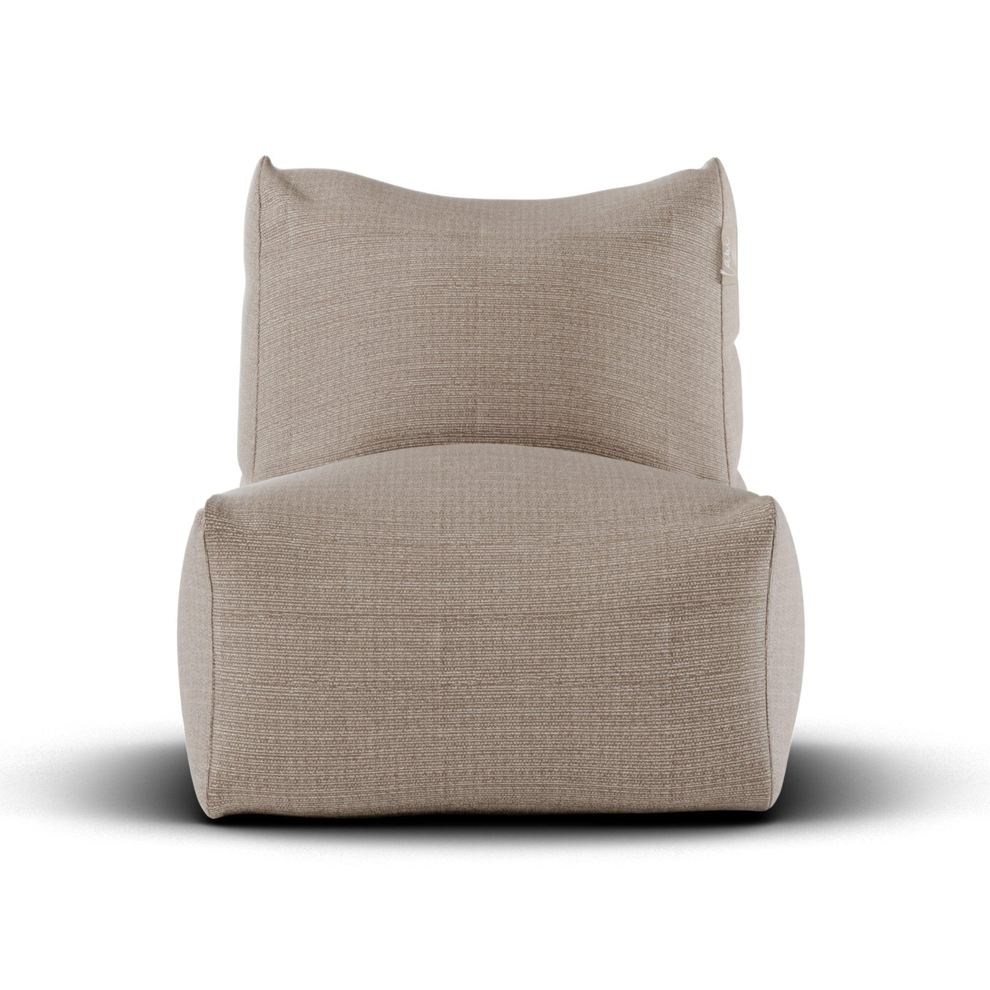 Laui Lounge™ SeatXL + Pouf - Taupe - Outdoor loungestoel - Laui Lounge - livinglovely.nl