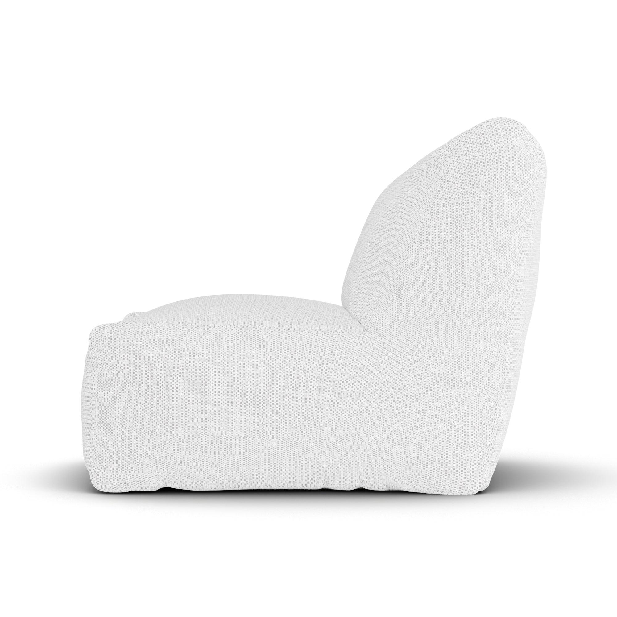 Laui Lounge™ SeatXL + Pouf - White - Loungestoel - Laui Lounge - livinglovely.nl
