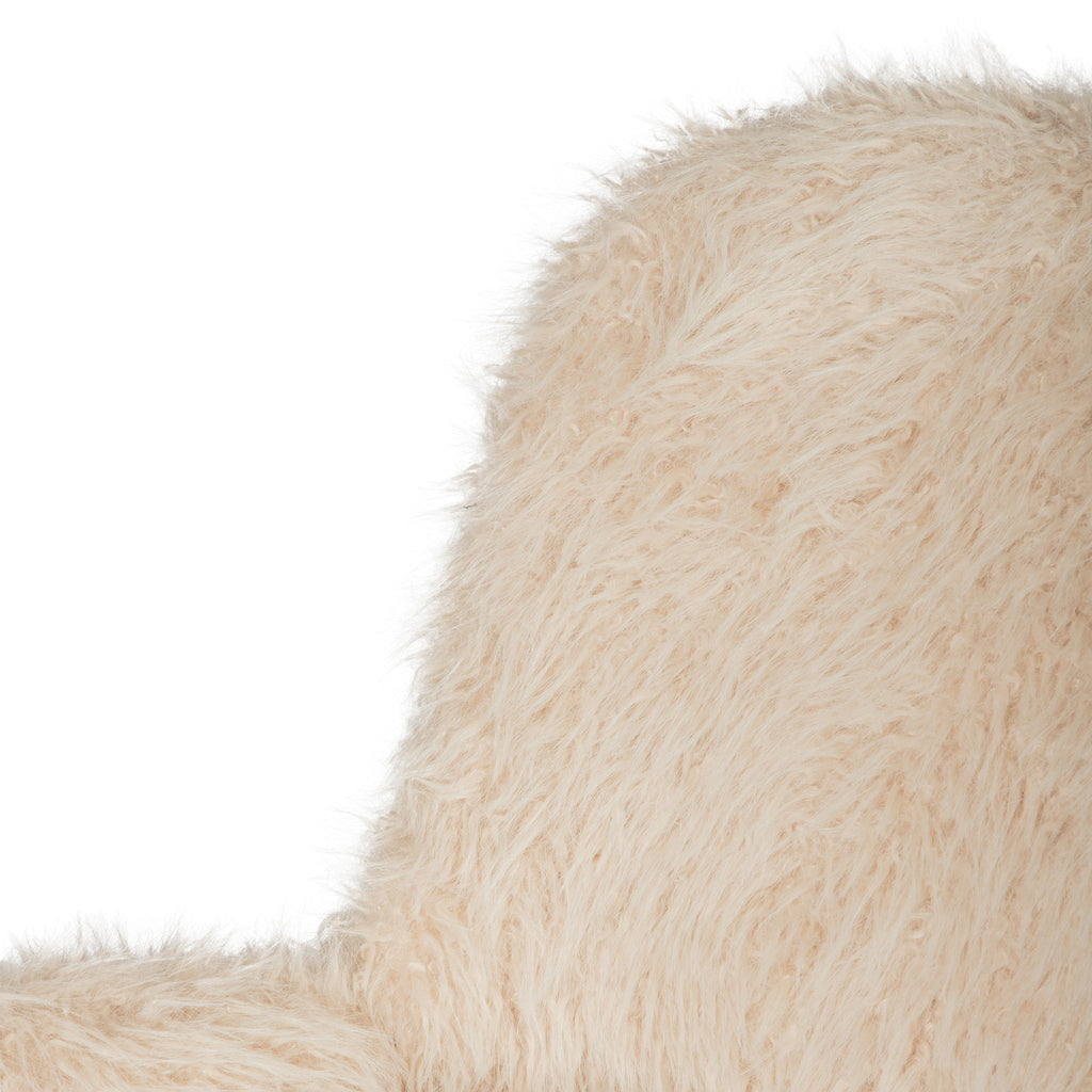 Leander Dining Chair Hair Beige PTMD - Eetkamerstoel - PTMD - livinglovely.nl