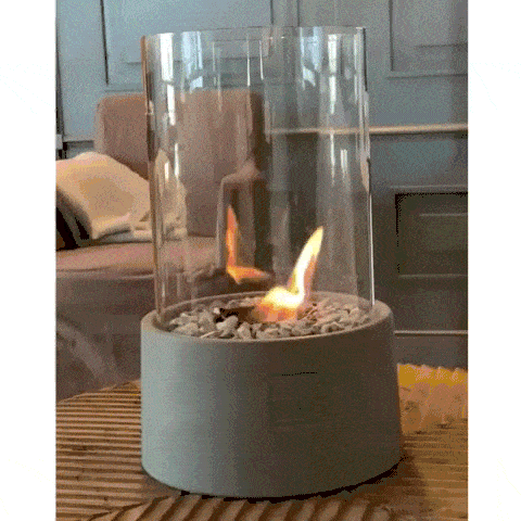 Leeff Stonefire Grijs - Buitenhaard - LEEFF - livinglovely.nl