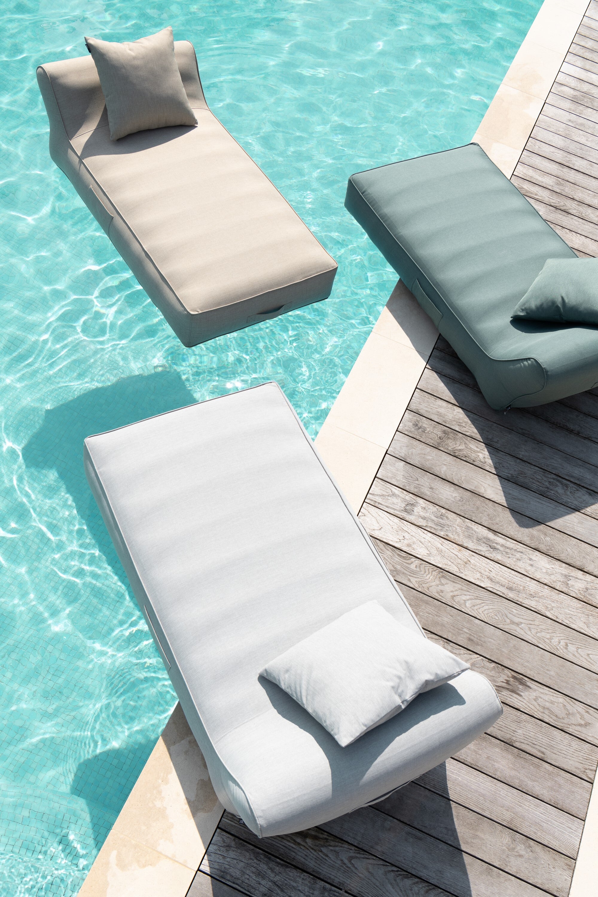 Ligbed Matras Helene Polypropyleen Groen J-Line - Ligbed - J-Line - livinglovely.nl