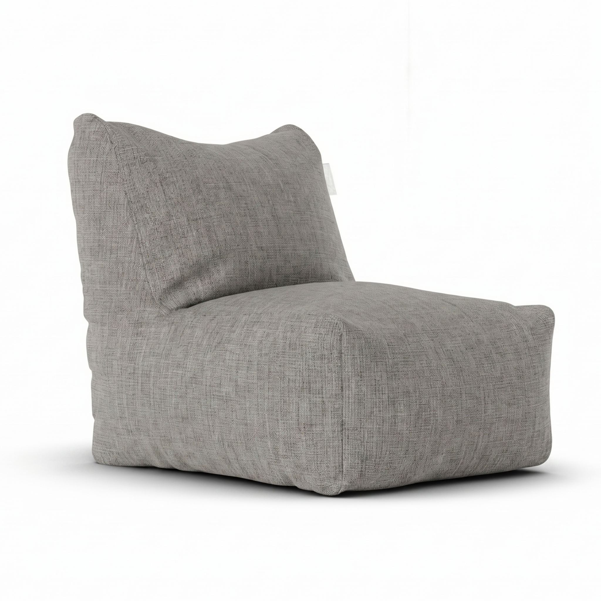 Linnen Lounge SeatXL Liver van Laui Lounge, roodbruine loungestoel met linnen uitstraling voor binnen