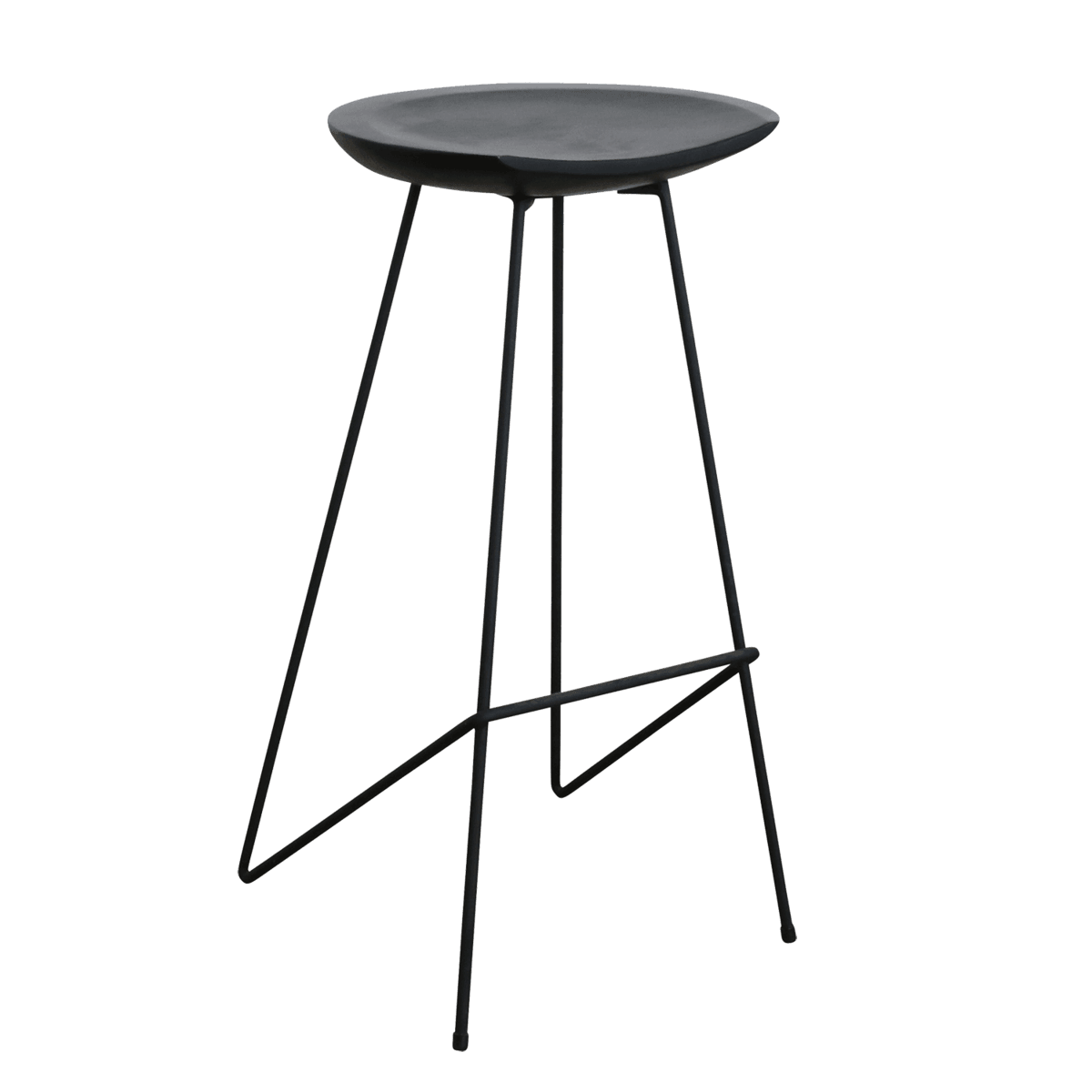 Loft Barkruk Zwart of naturel Raw Materials - Barkruk - Raw Materials - livinglovely.nl