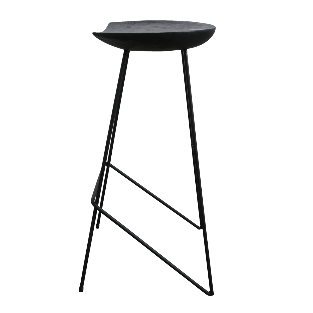 Loft Barkruk Zwart of naturel Raw Materials - Barkruk - Raw Materials - livinglovely.nl