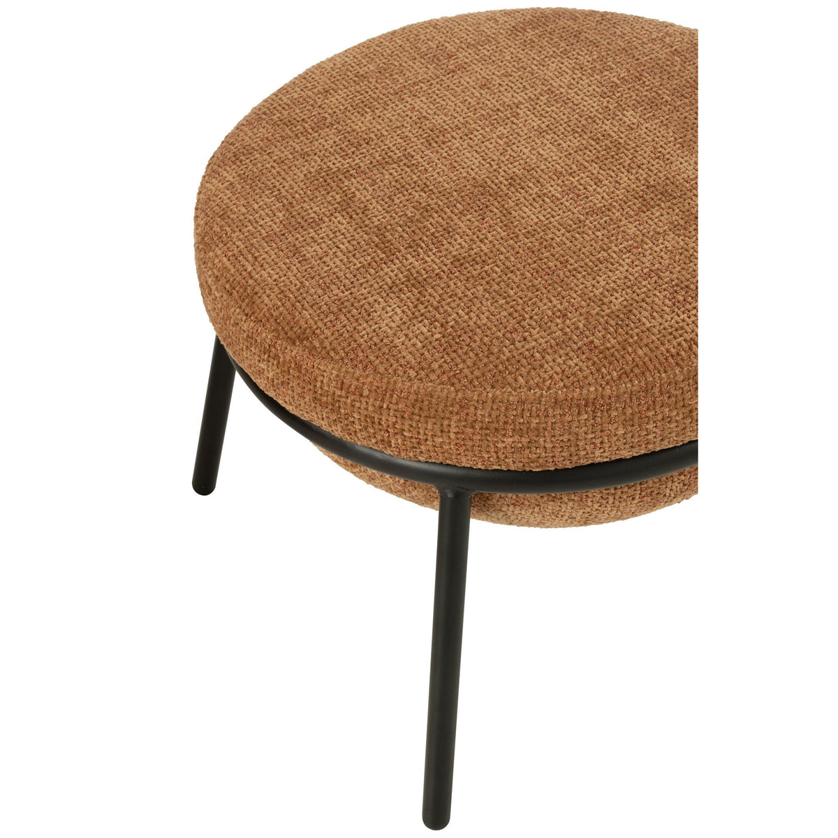 Loungstoel + krukje Napoli Terracotta J-Line