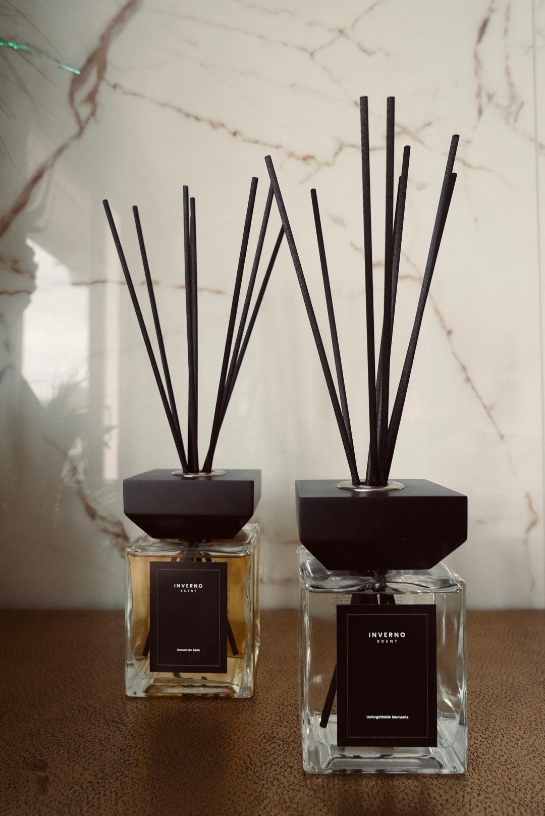 Luxe Fragrance sticks Unforgettable Moments 500ML - Geurstokjes - Inverno Scent - livinglovely.nl