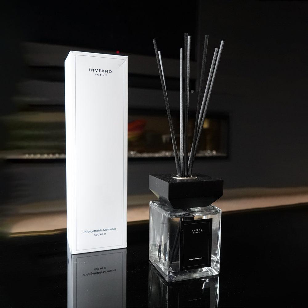 Luxe Fragrance sticks Unforgettable Moments 500ML - Geurstokjes - Inverno Scent - livinglovely.nl