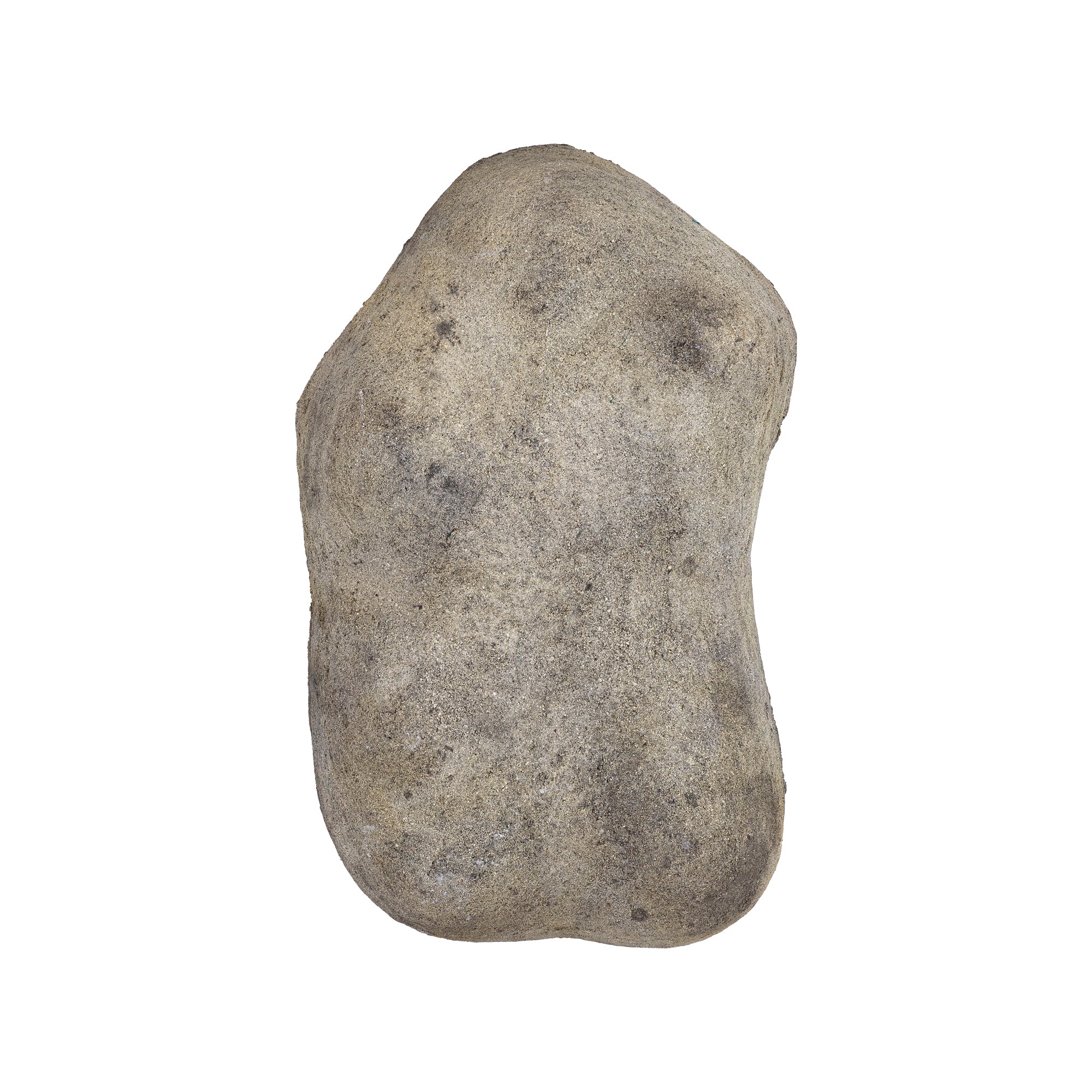 Mahniya Gold Paper Machee Organic Oval Wall Panel van PTMD, gouden ovaal wandpaneel op witte achtergrond