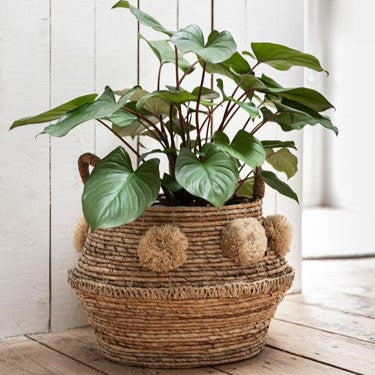 Rotan mand Rio vooraanzicht met handvat MUST Living