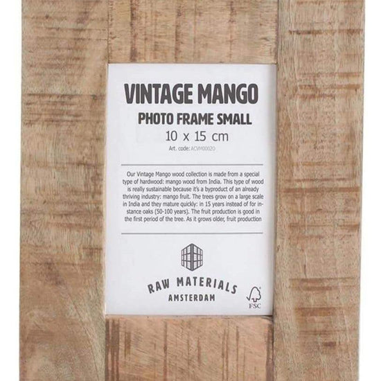 Mangohouten fotolijst , Fotolijst , Raw Materials , livinglovely.nl