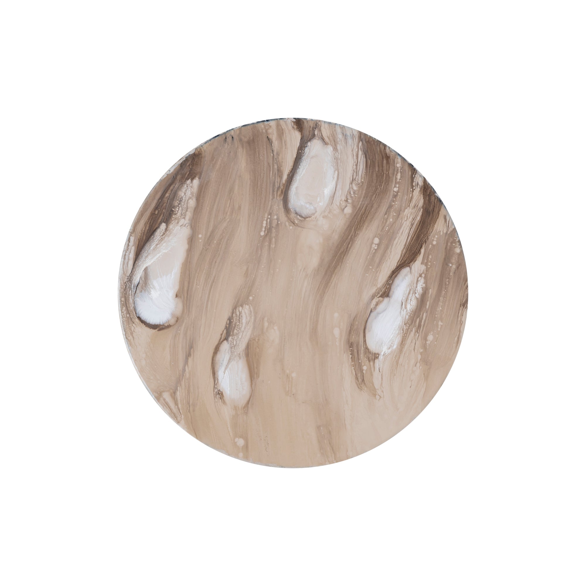 Maran Cream Round Bijzettafel Small PTMD - Bijzettafel - PTMD - livinglovely.nl