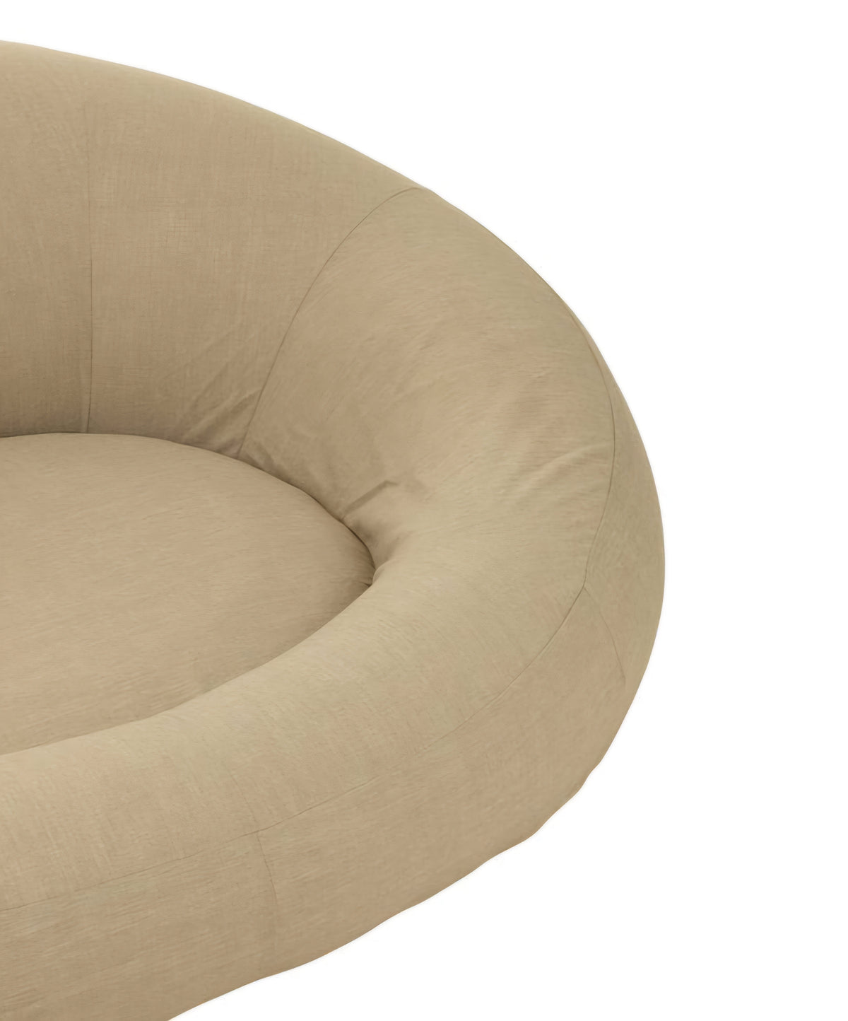 Matras Donut Polyethyleen Beige - Ligbed - J-Line - livinglovely.nl