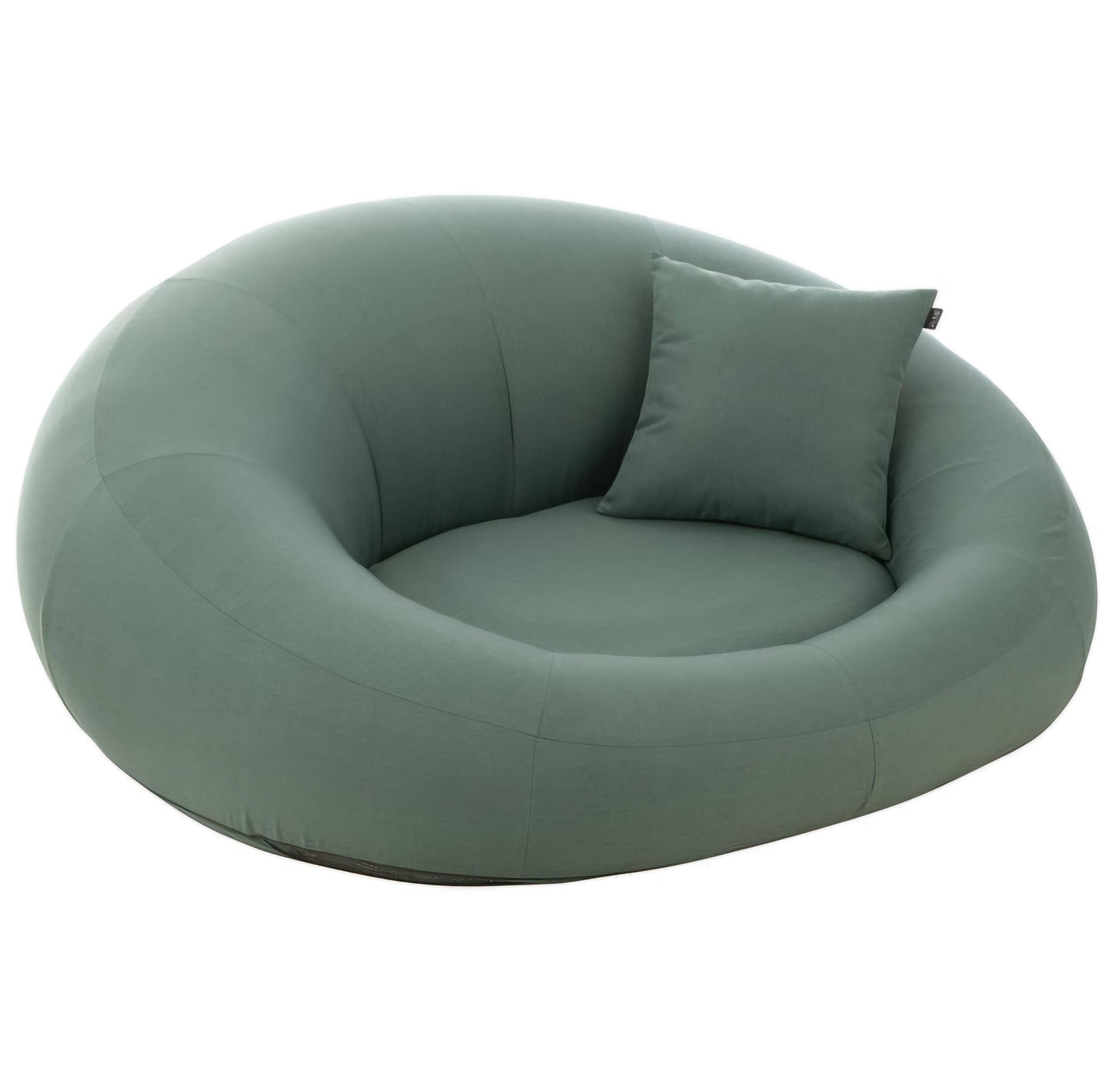 Matras Donut Polyethyleen Groen - Ligbed - J-Line - livinglovely.nl
