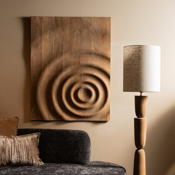 Mattin Naturel Mangohout Wandpaneel PTMD - Wandpaneel - PTMD - livinglovely.nl