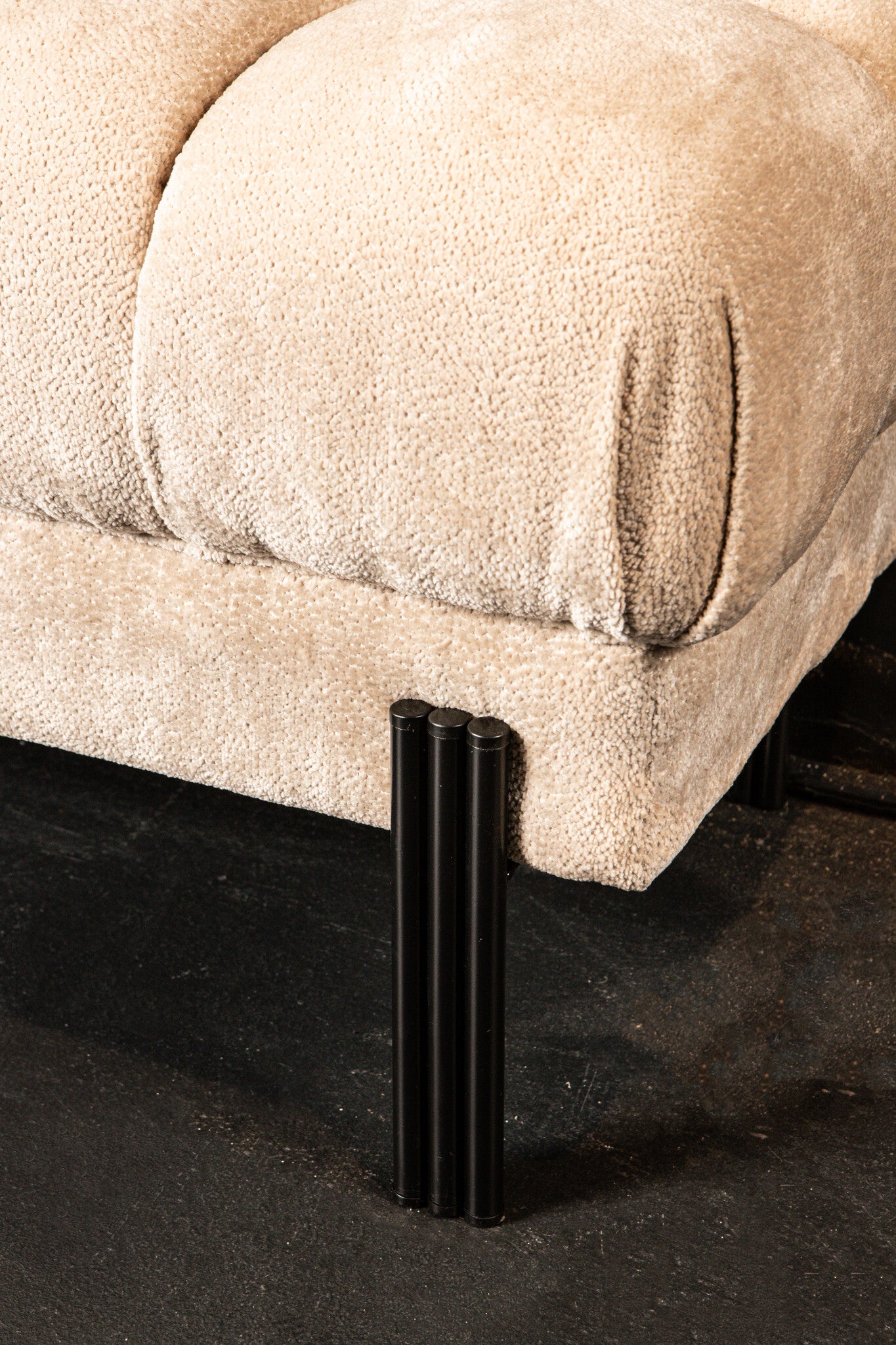 Melbourne Bench 160x47x48cm Beige PTMD - Bankje - PTMD - livinglovely.nl