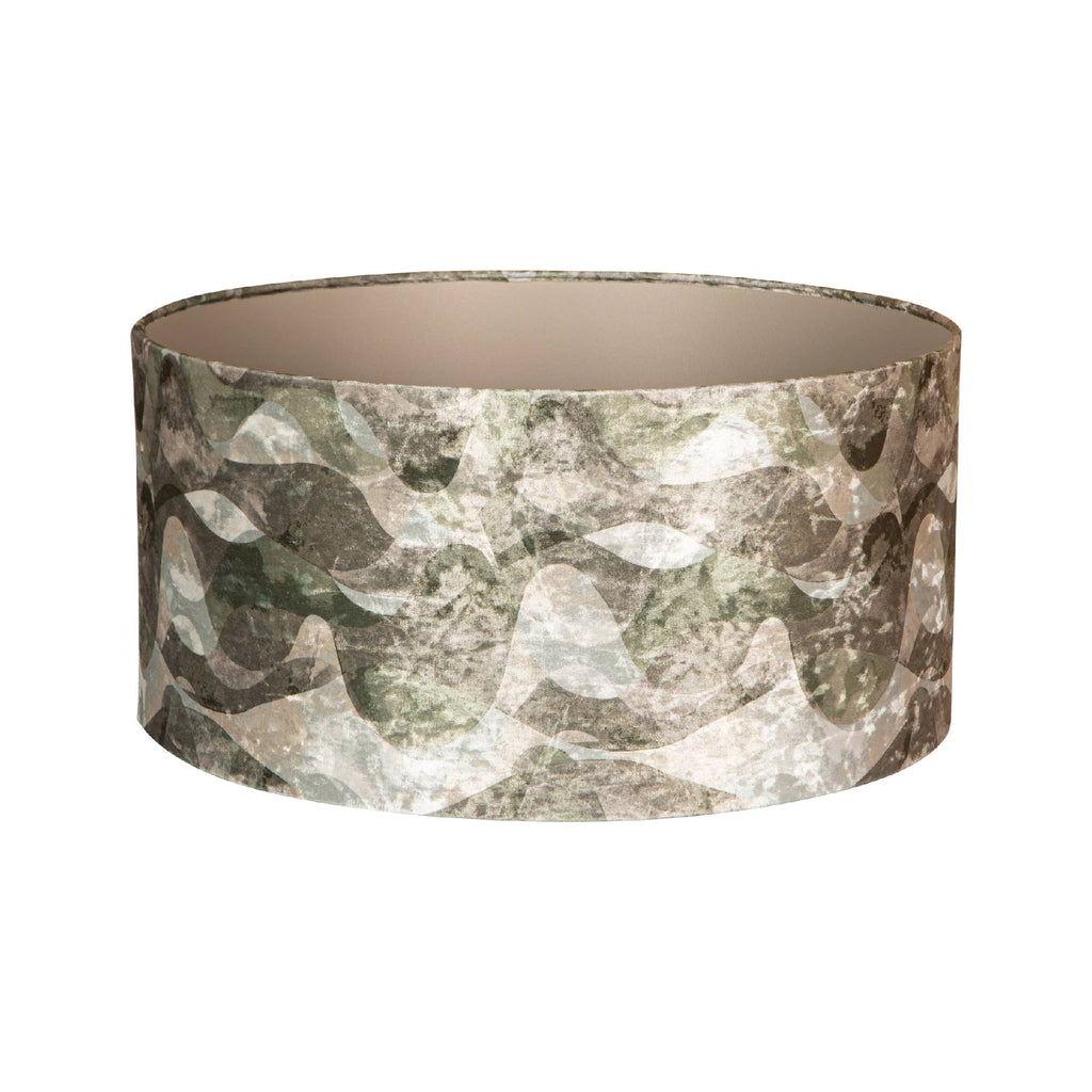 Mocca Lampenkap M 40x40x24cm cm Textiel Groen PTMD - Lampenkap - PTMD - livinglovely.nl
