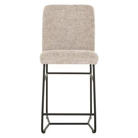 Must Living Barkruk Zola Glossy Sand - Barkruk - MUST Living - livinglovely.nl