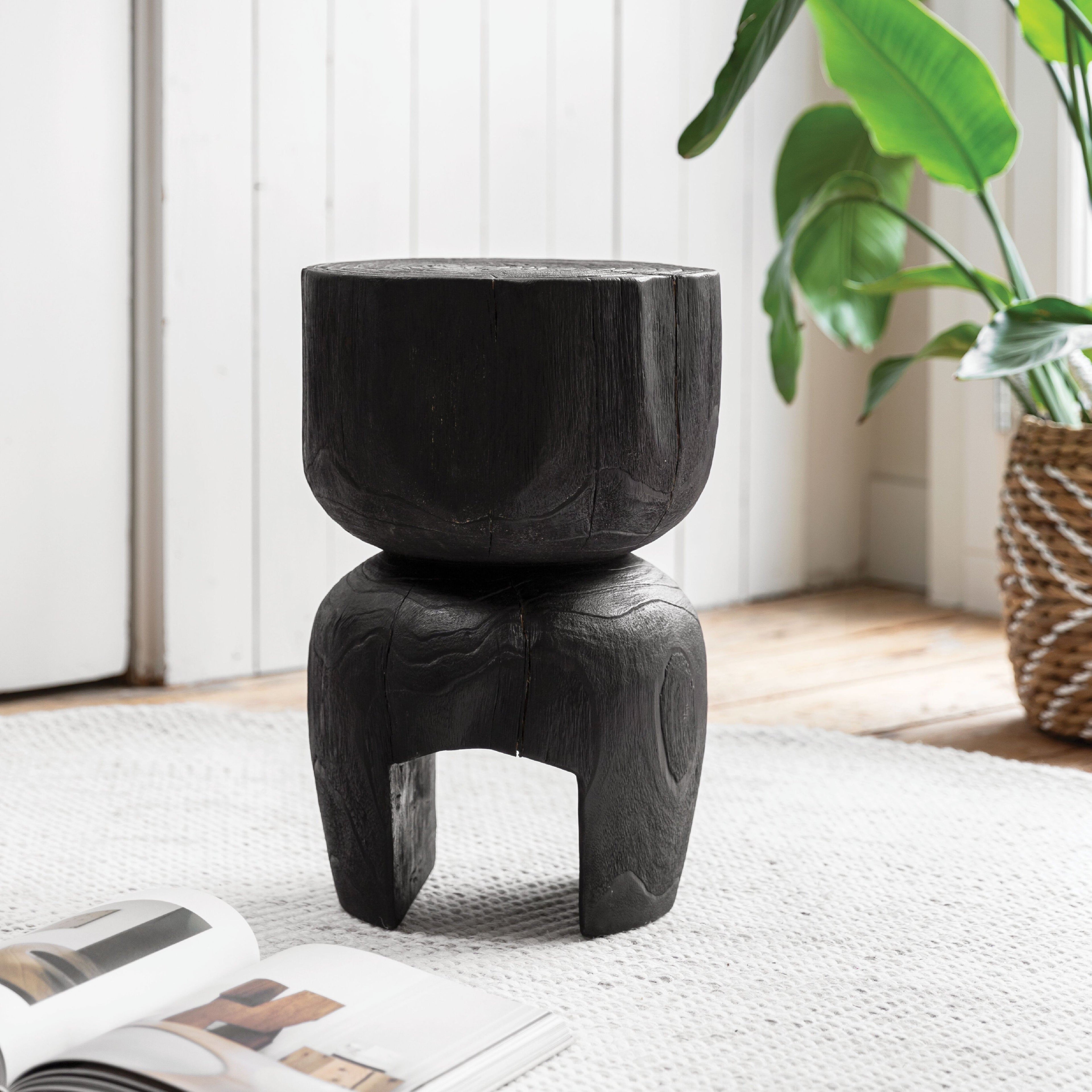 Must Living Bijzettafel Amber Zwart - Bijzettafel - MUST Living - livinglovely.nl