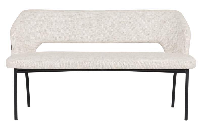 Must Living Eetkamerbank Bloom Polaris Naturel 150cm - Eetkamerbank - MUST Living - livinglovely.nl