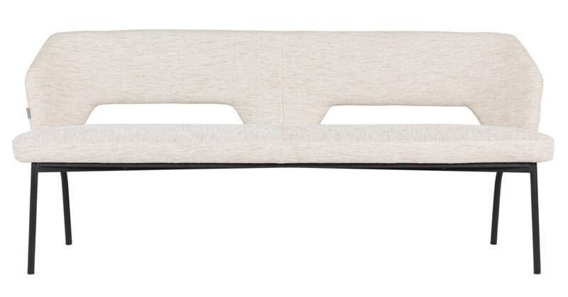 Must Living Eetkamerbank Bloom Polaris Naturel 190cm - Eetkamerbank - MUST Living - livinglovely.nl