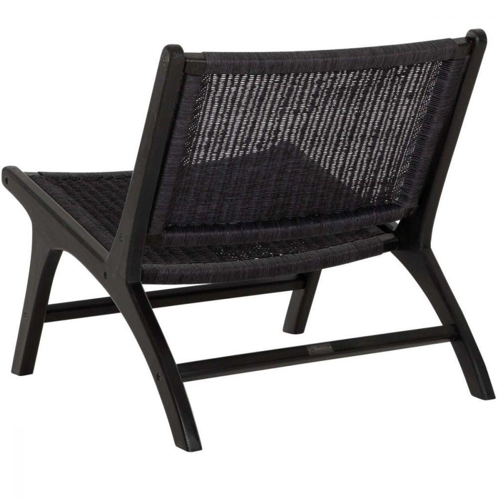 Must Living Fauteuil Lazy Loom Zwart - Fauteuil - MUST Living - livinglovely.nl