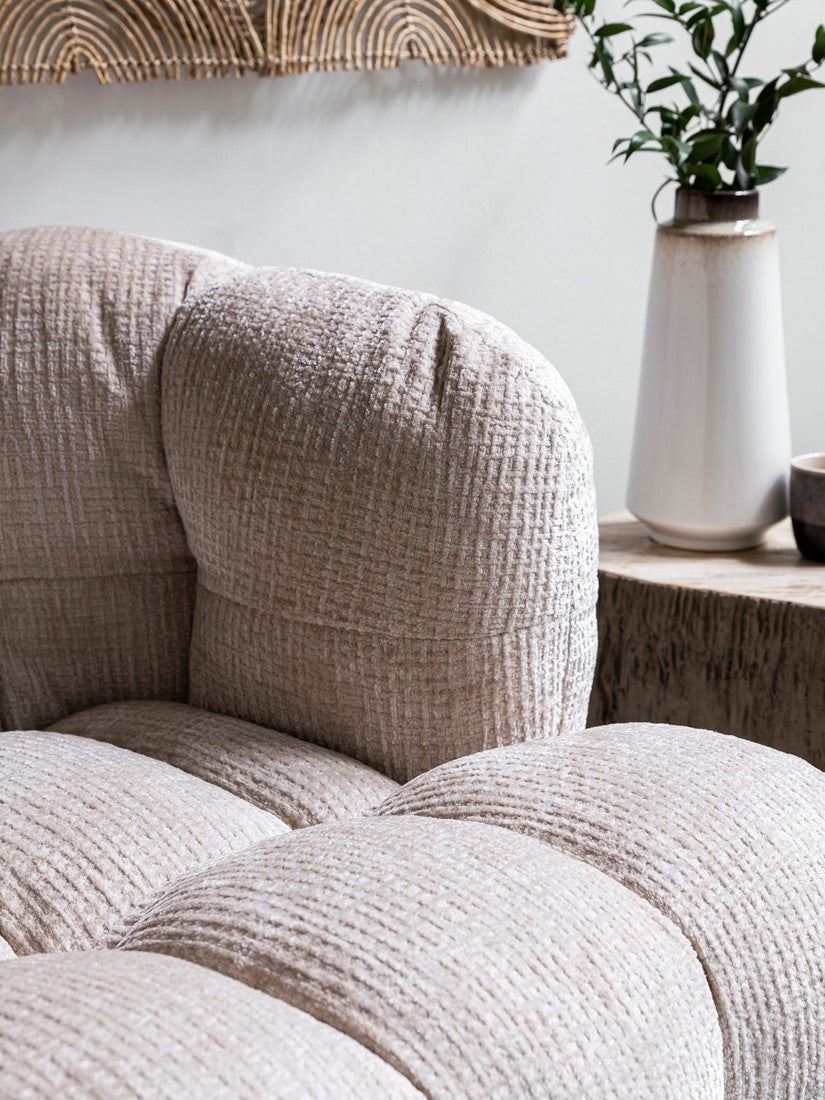 Must Living Fauteuil Mars Naturel - Fauteuil - MUST Living - livinglovely.nl