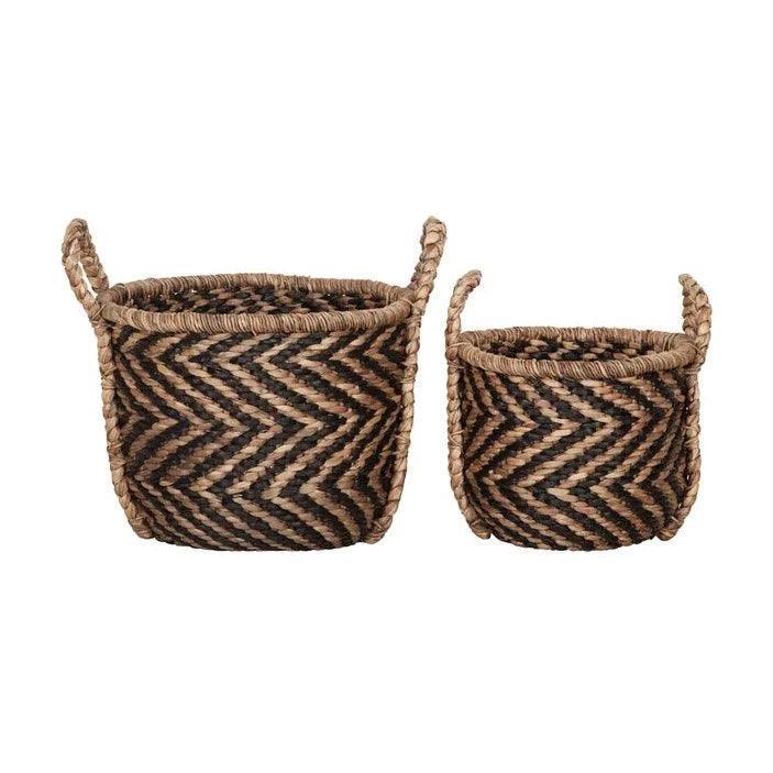 Must Living Manden Rond XL Set van 2 - Mand - MUST Living - livinglovely.nl