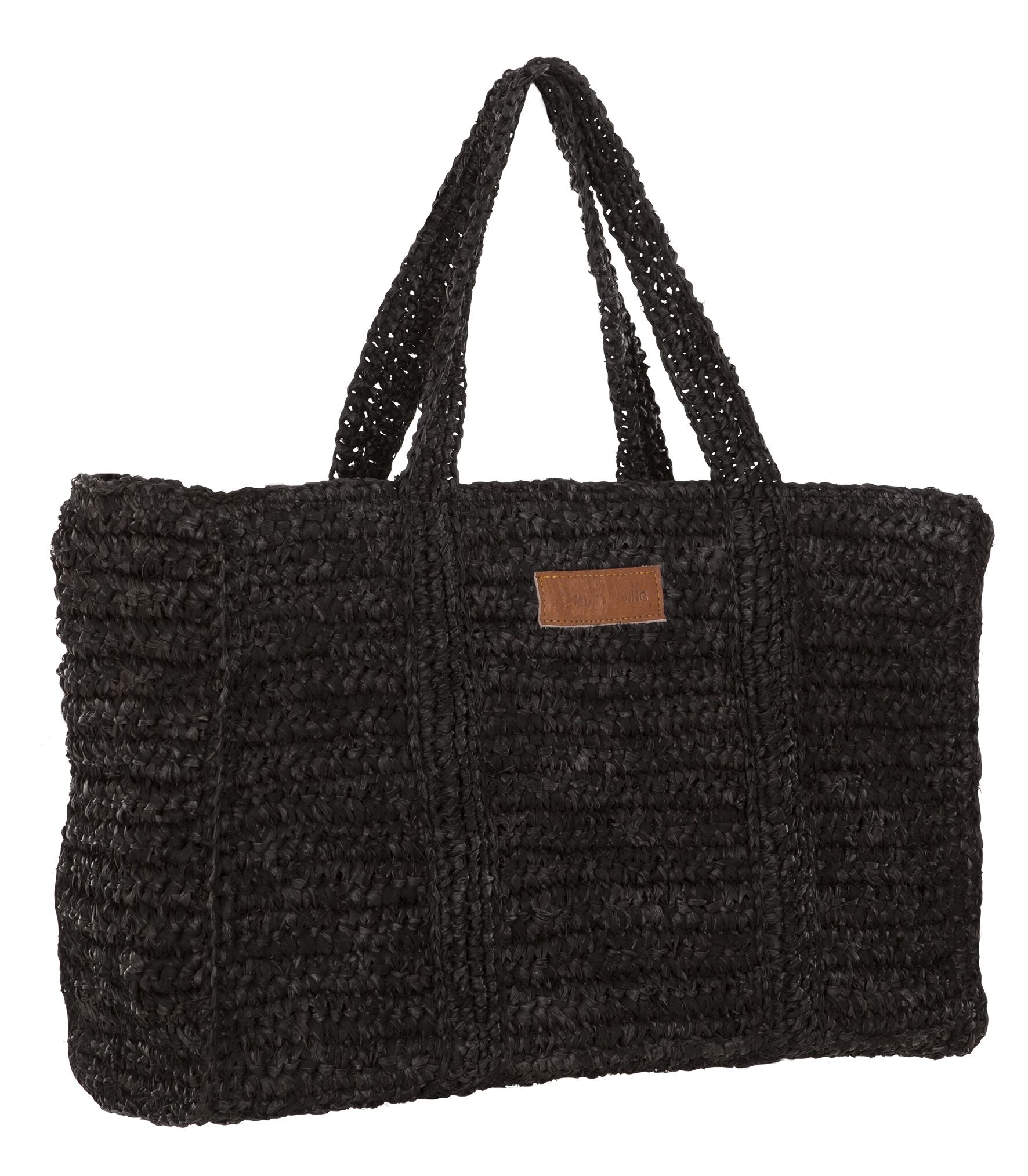 MUST Living Shopper Saint-Tropez Tas Zwart - - MUST Living - livinglovely.nl