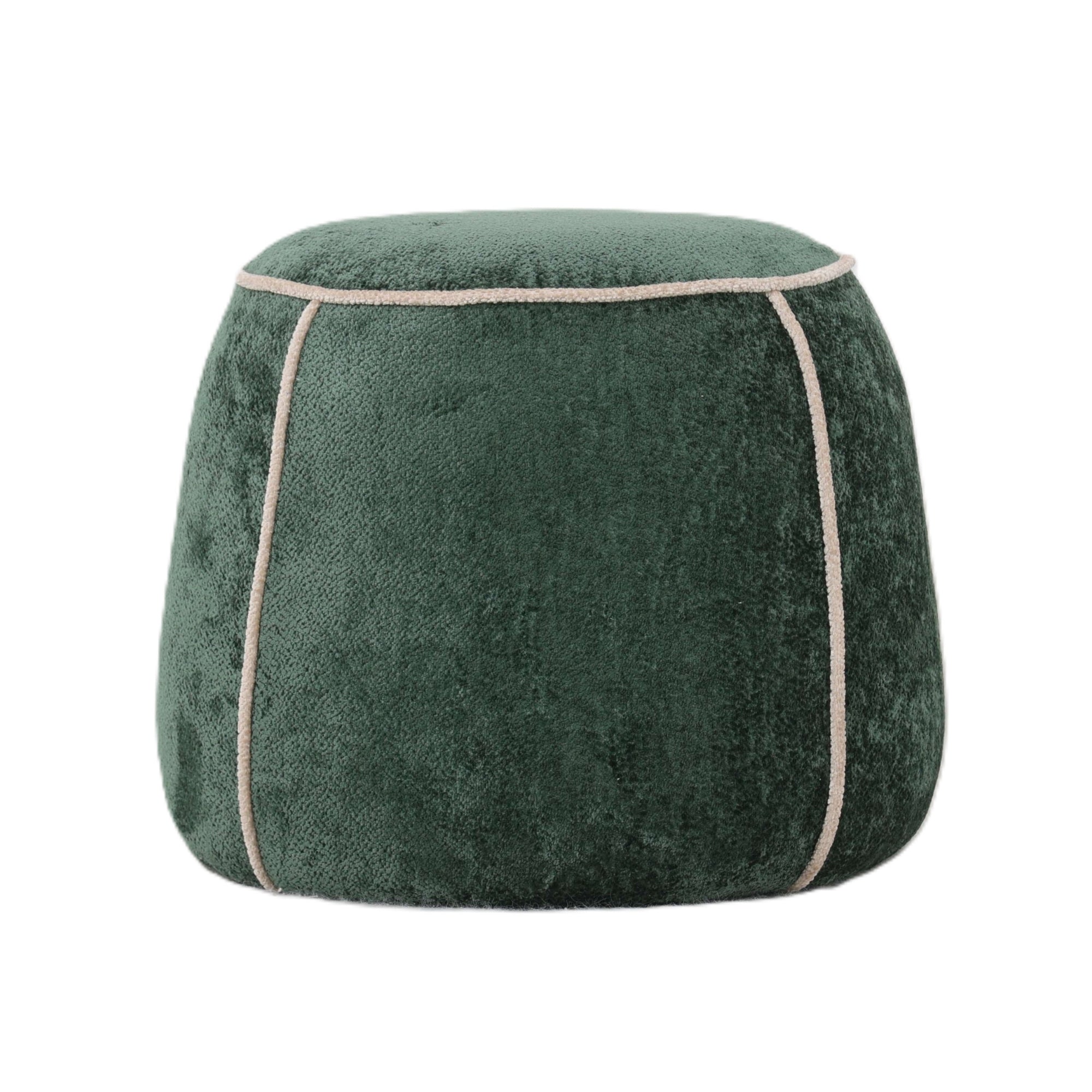 Napoli Poef Aphrodite 13 RAIN Forest PTMD - Poef - PTMD - livinglovely.nl