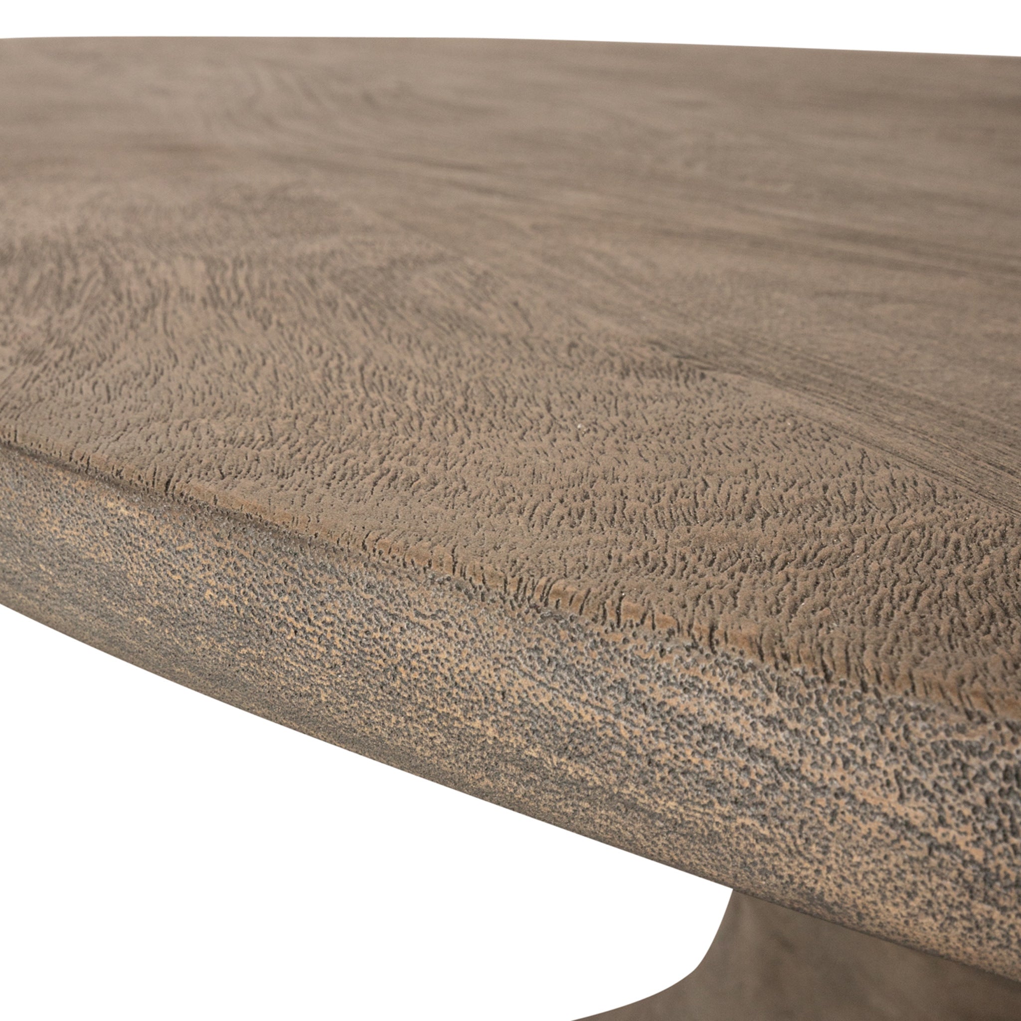 Nemo Grey mango wooden dining table oval 220cm PTMD - Eetkamertafel - PTMD - livinglovely.nl