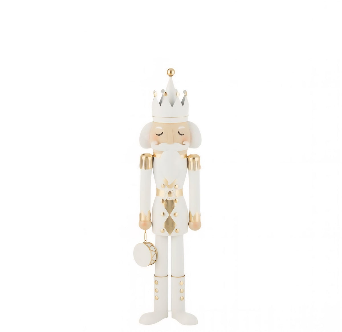 Notenkraker Goud/Wit Medium H106cm J-Line