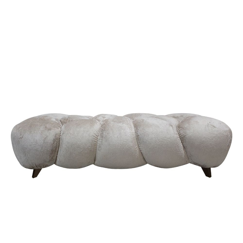 Nubibus Bench Beige 160.0 x 60.0 x 41.0 cm PTMD - Bankje - PTMD - livinglovely.nl