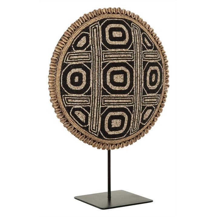Detail schelpen en kralen ornament Becky MUST Living