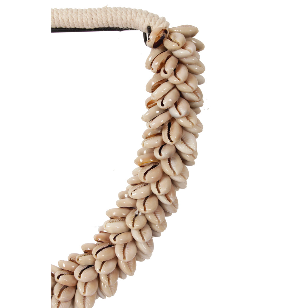Ornament Indonesische Schelpenketting Tanoa Beige/Zwart - Pole To Pole - Ornament - Pole To Pole - livinglovely.nl