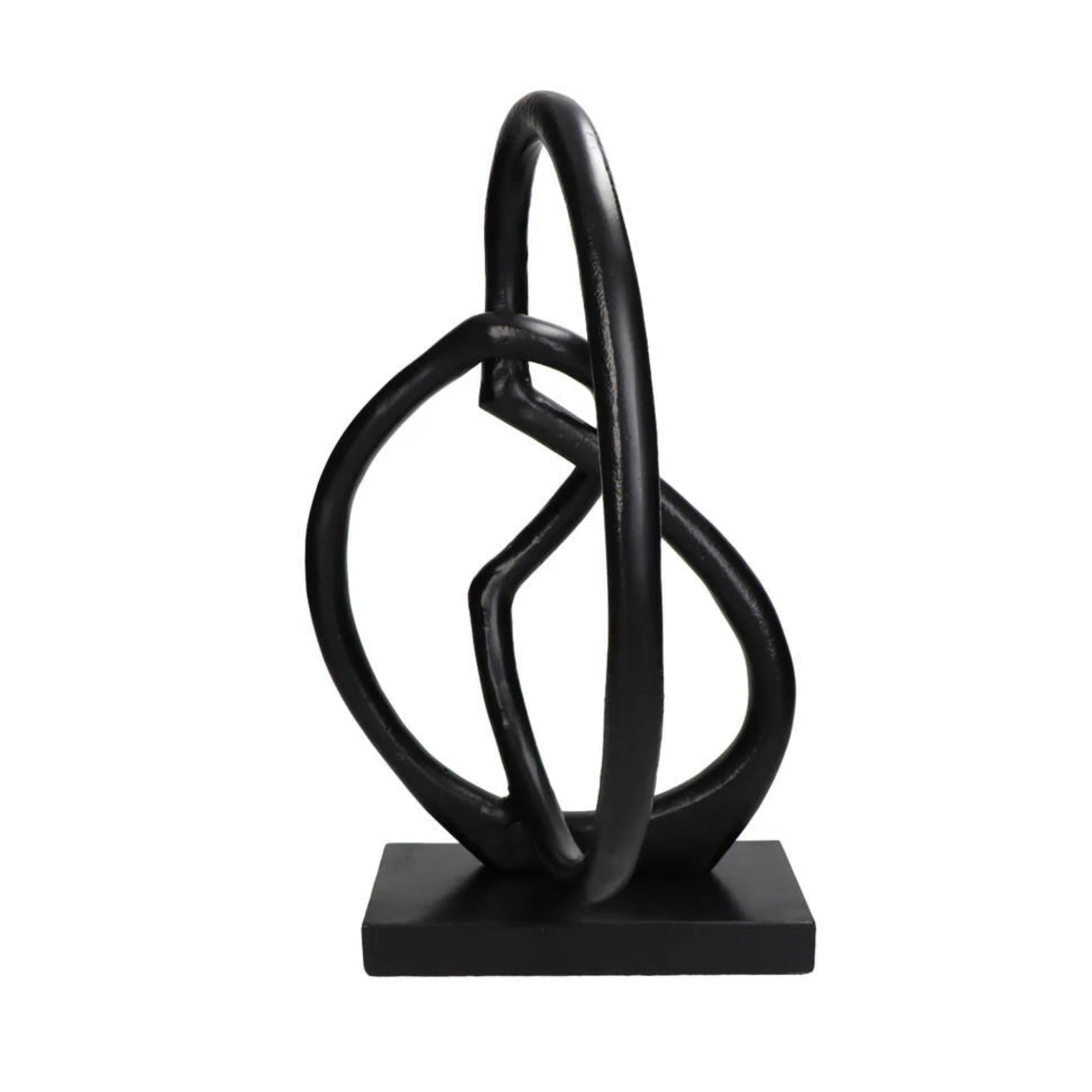 Ornament Zwart 25x15x41cm - Beeld - Living Lovely - livinglovely.nl