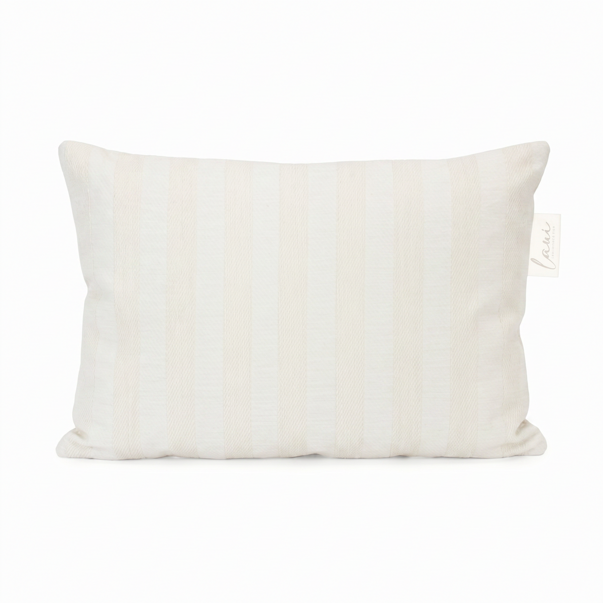 Laui Lounge outdoor kussen The Riviera Merinque 60x40 cm, licht gestreept lendenkussen