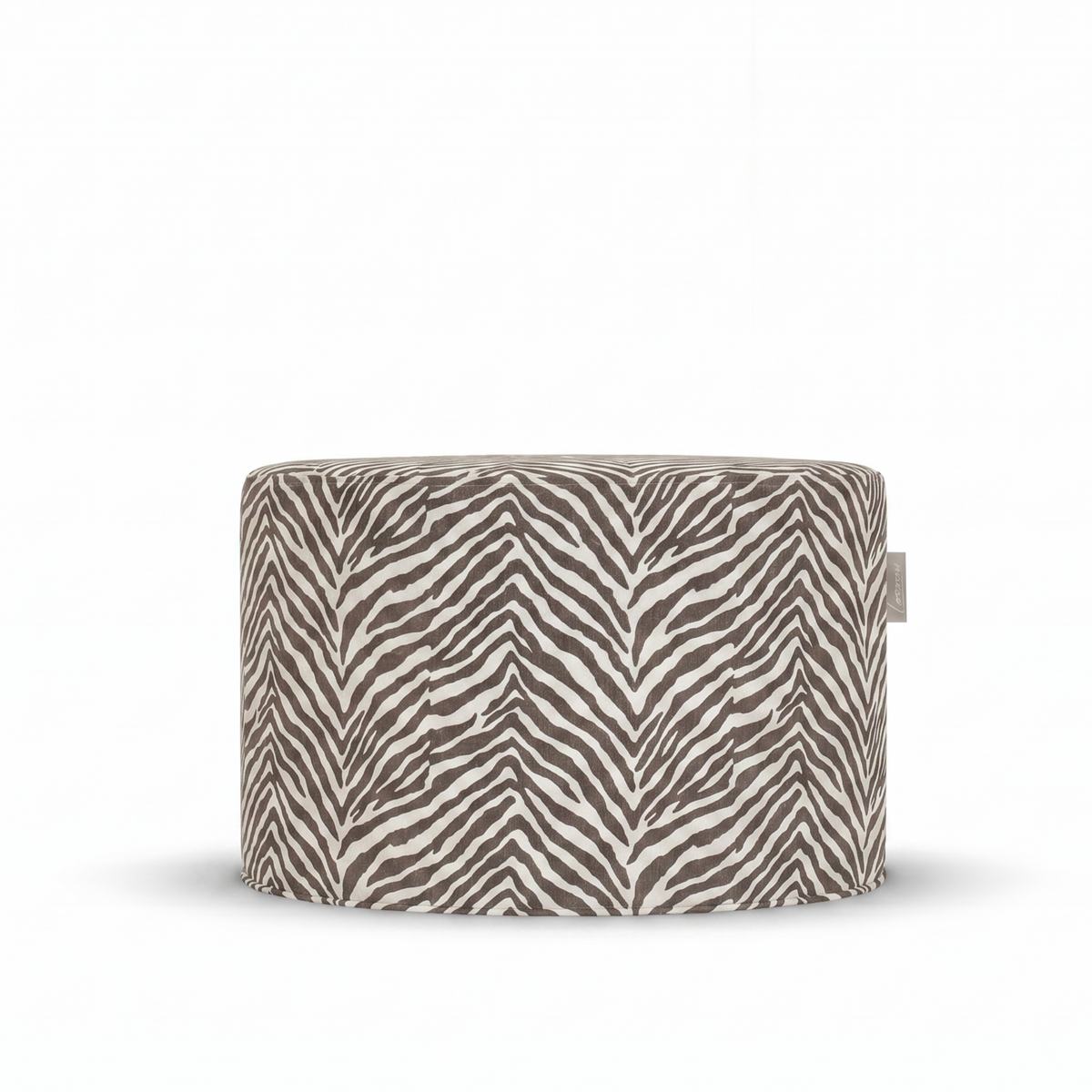 Laui Lounge Outdoor Pouf Congo Tawny Ø68x35 cm, brede ronde poef in okerbruin