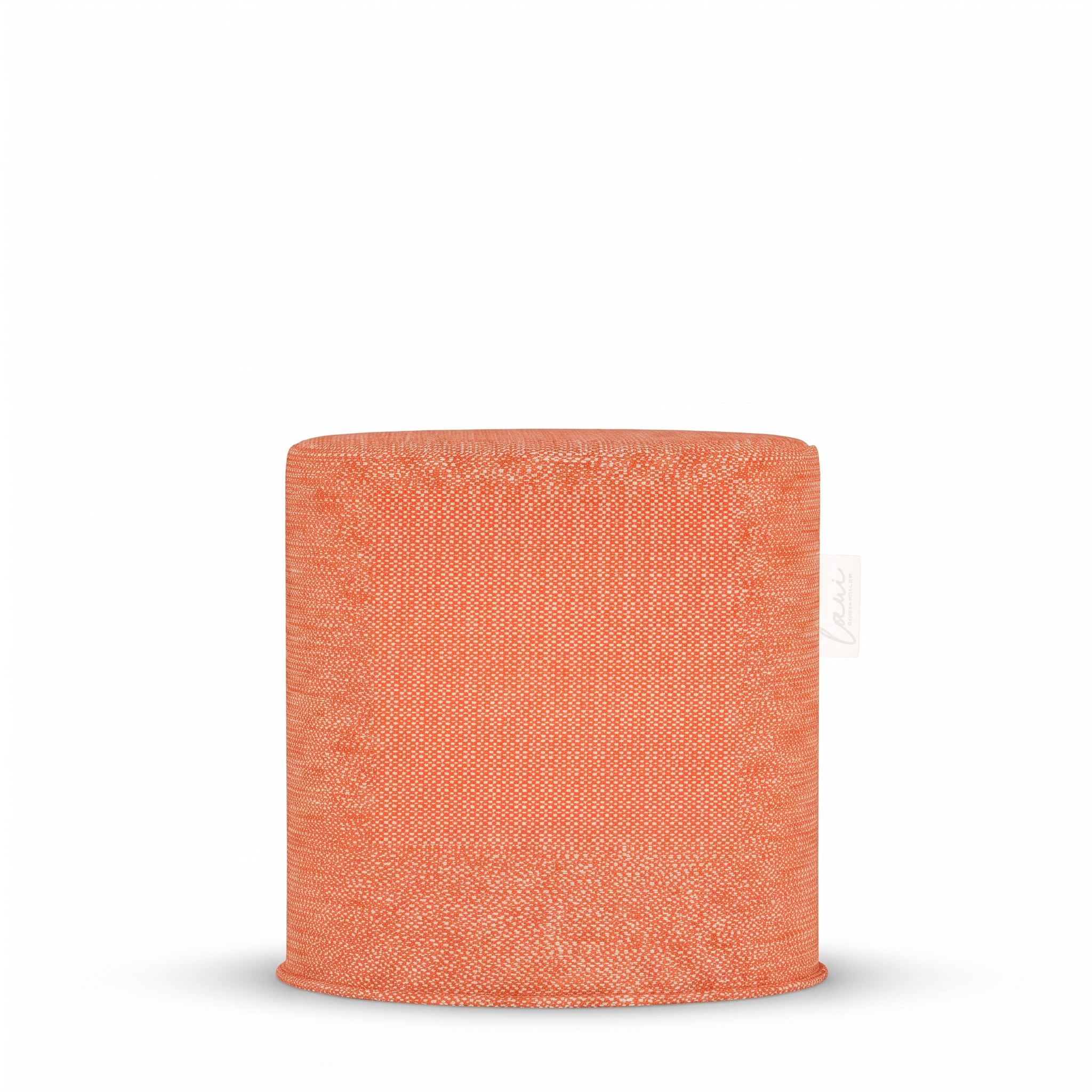 Laui Lounge Original Outdoor Pouf Orange, ronde oranje poef van Ø44x46 cm