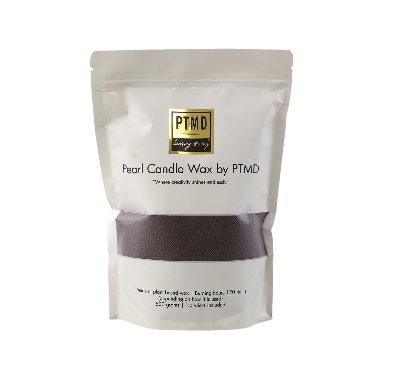 Pearl Candle Wax 500gr Bruin PTMD - Kaars - PTMD - livinglovely.nl